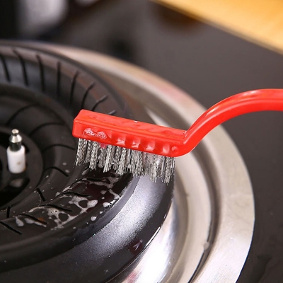 Picture of 3 Pcs Mini Wire Brush Set, Cleaning Tools For Multiple Use - Kitchen Brush(Multicolor)