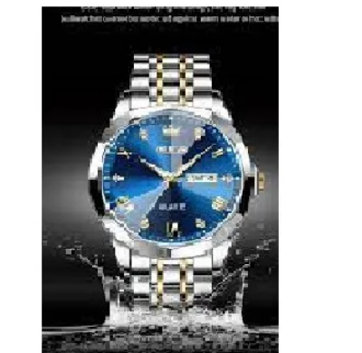 Picture of Butter Fly Lock OLEVS 9931G New Exclusive Design Quartz Watch for Men (Blue)