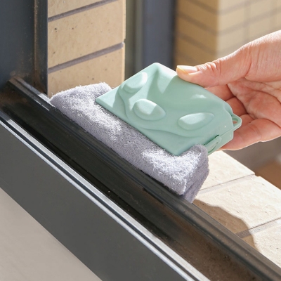 Picture of 1 Pcs Household Window groove Cleaning Brush Window Cleaning Tools Wipe Window Sill Crevices(Multicolor)