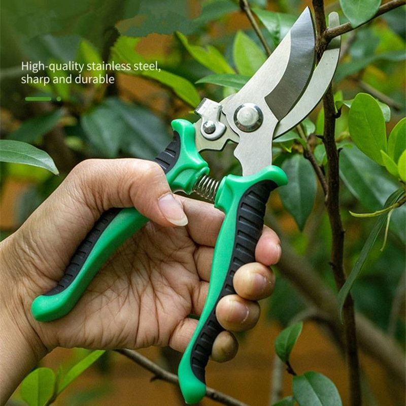 Picture of 1Pcs Garden Beak Scissors Sharp Pruning Shears Tree Trimmers Secateurs Multifunctional Bypass Shears Gardening Hand Clippers(Multicolor)
