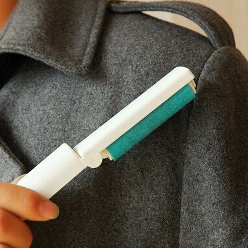 Picture of Foldable Brush Lint Sticky Rollers Travel Hair Adhesive Cloth Roller Dust Hair Removal Brush Roll Washable Lint Roller(Multicolor)
