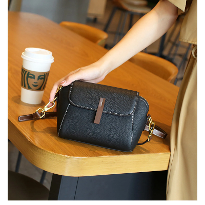 Picture of New Pu Leather Single Shoulder Niche Light Luxury Women's Bag(Black)