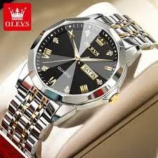 Picture of Butter Fly Lock OLEVS 9931G New Exclusive Design Quartz Watch for Men black Dail