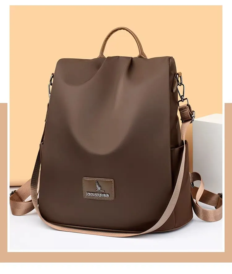 Picture of New Texture Oxford Cloth Women’s Backpack (Coffee)