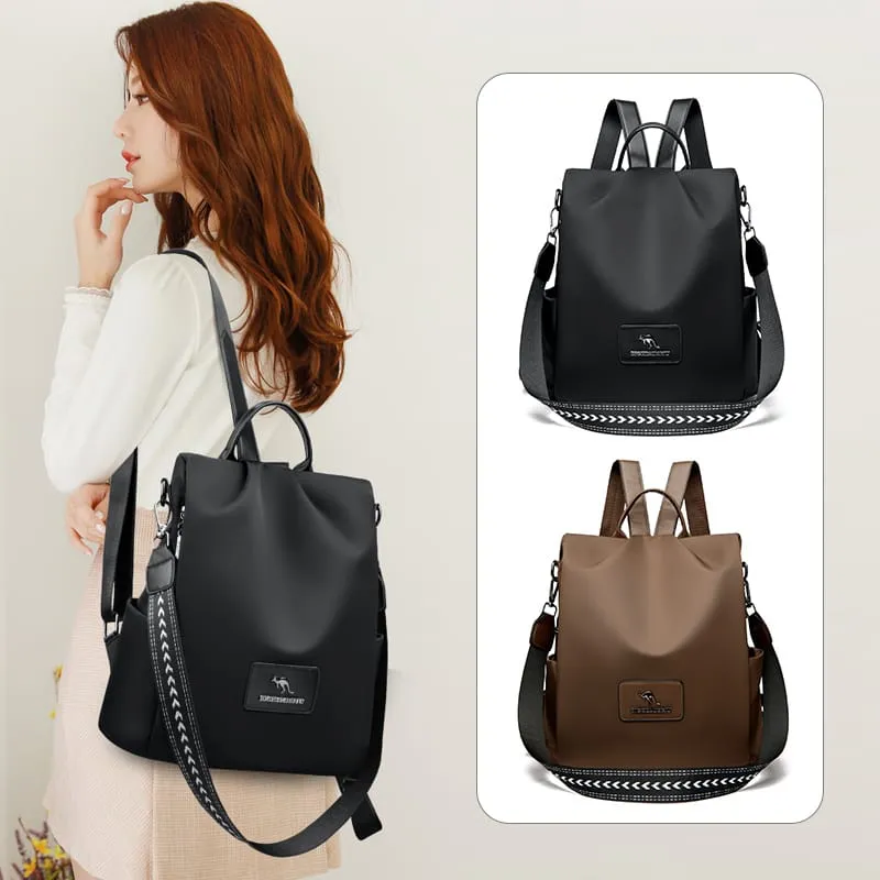 Picture of New Texture Oxford Cloth Women’s Backpack(Black)