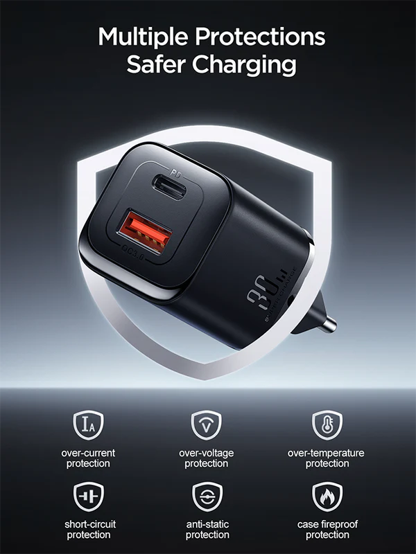 Picture of OYROOM JR-TCF08 Speed Series PD 30W Dual-Port (A+C) Charger