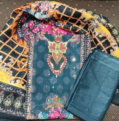 Picture of ANAYA HOOR Rigging Digital printed cotton 3 Piece