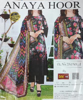 Picture of ANAYA HOOR Rigging Digital printed cotton 3 Piece