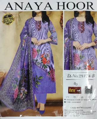 Picture of ANAYA HOOR Rigging Digital printed cotton 3 Piece