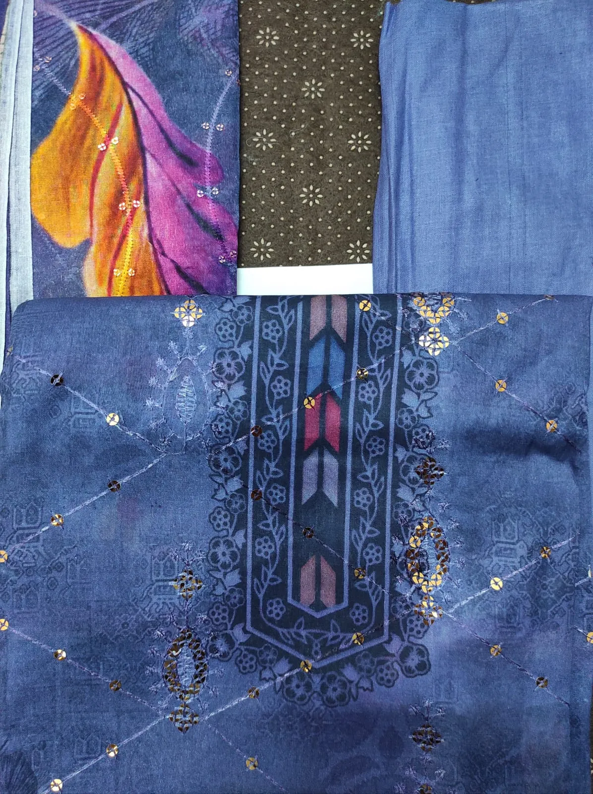 Picture of ANAYA HOOR Rigging Digital printed cotton 3 Piece