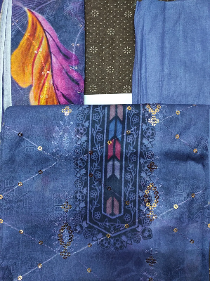 Picture of ANAYA HOOR Rigging Digital printed cotton 3 Piece