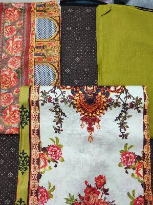 Picture of MALHAR 100% Premium cotton lawn digital printed 3 Piece