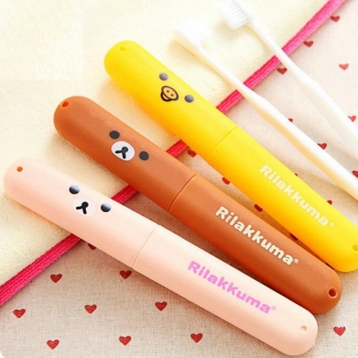 Picture of 1 Pcs Portable Toothbrushes Box Dust proof toothbrush storage box travel toothbrushes case(Multicolor)