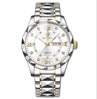 Picture of BINBOND 2521 Luxury Brand Luminous Quartz Watch For Men (silver)