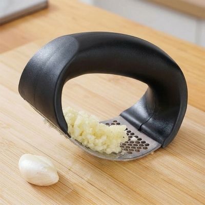 Picture of Kitchen Chopper Garlic Crusher Tools Garlic Press(Black)