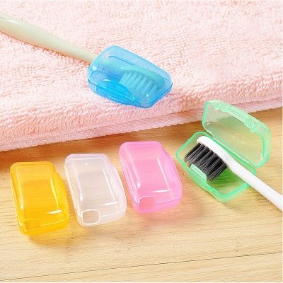 Picture of 5 Pcs Outdoor Travel Toothbrush Head Dust Protector Cover / Portable Washing Toothbrush Box(Multicolor)