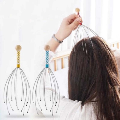 Picture of 1 Pcs Octopus Head Massager Scratching Scalp Relaxation Relief Body Massage Health Tools Random(Multicolor)