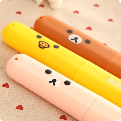 Picture of 1 Pcs Portable Toothbrushes Box Dust proof toothbrush storage box travel toothbrushes case(Multicolor)