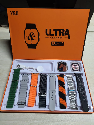 Picture of Y80 Ultra Smartwatch With 8 Strap