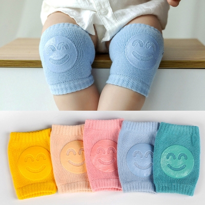 Picture of High Quality Cotton Cute Safety Crawling Anti Slip Baby Knee Pads Knee Protector Toddler Fall Proof Elbow Pad 1 Pair(Multicolor)