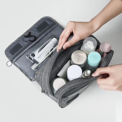 Picture of Travel Toiletry Bag Portable Makeup Bag Large Capacity Simple and Multifunctional Business Travel Storage Bag