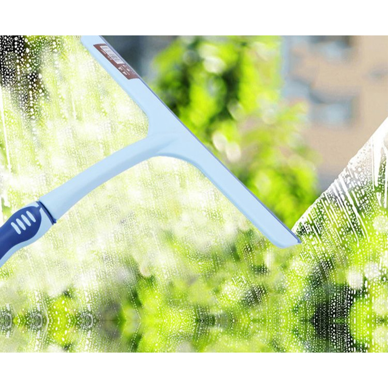 Picture of Silicone Window Scraper Bathroom Clean Tool Window Squeegee Mirror Glass Squeegee Silicone Scraper(Multicolor)