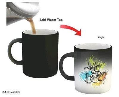 Picture of Customized Printed Magic Mug – Black
