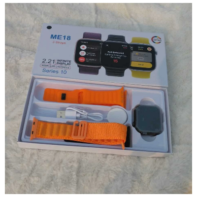 Picture of ME 18 Smart Watch 3 strips 2.21 Infinity display Wiewless charging series 10