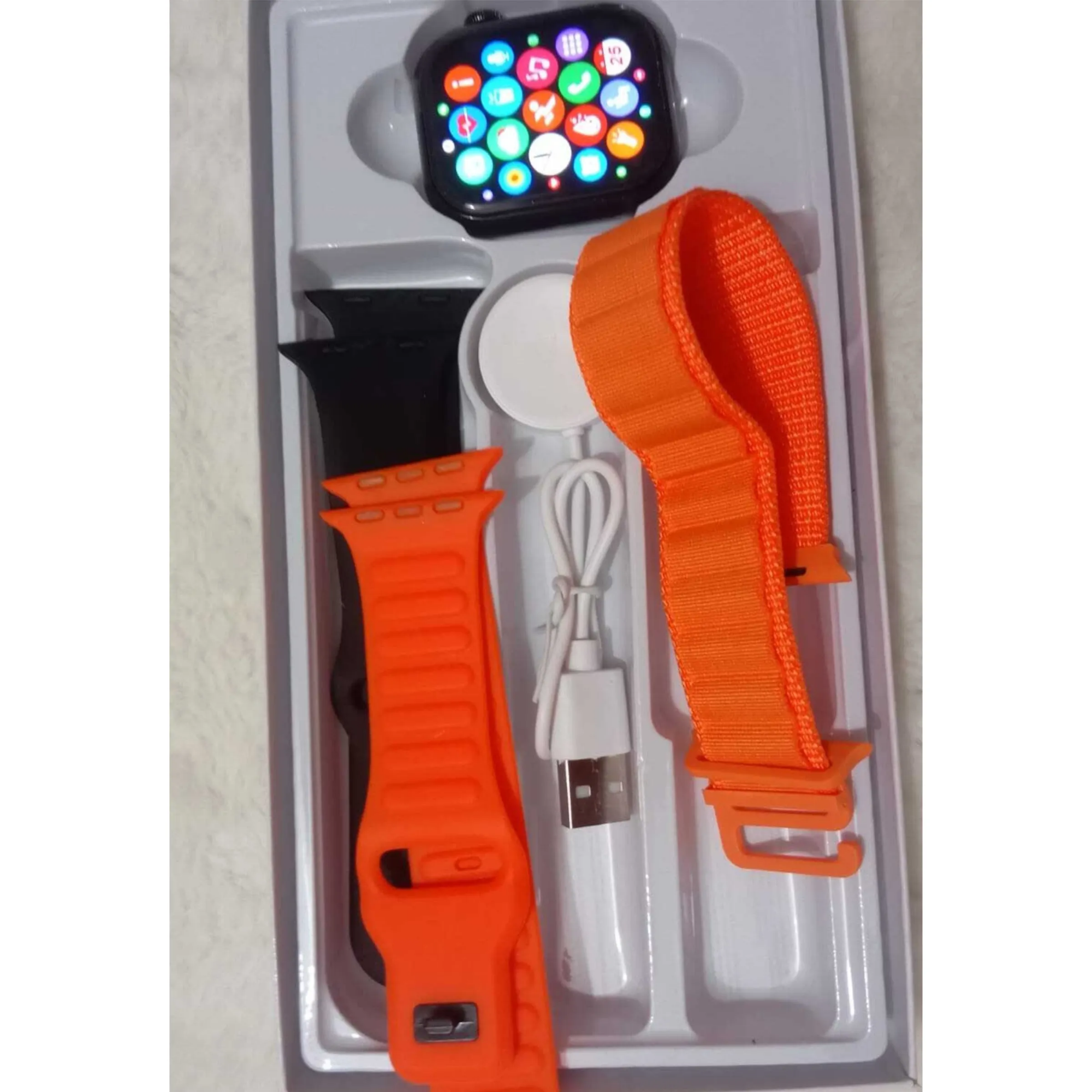 Picture of ME 18 Smart Watch 3 strips 2.21 Infinity display Wiewless charging series 10