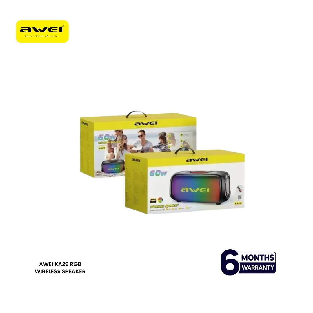 Picture of AWEI KA29 RGB WIRELESS SPEAKER