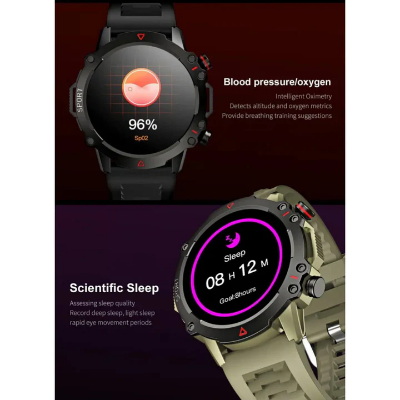 Picture of TF10 PRO Smart Watch/Sports Watch in round dial with AMOLED 1.53 Display