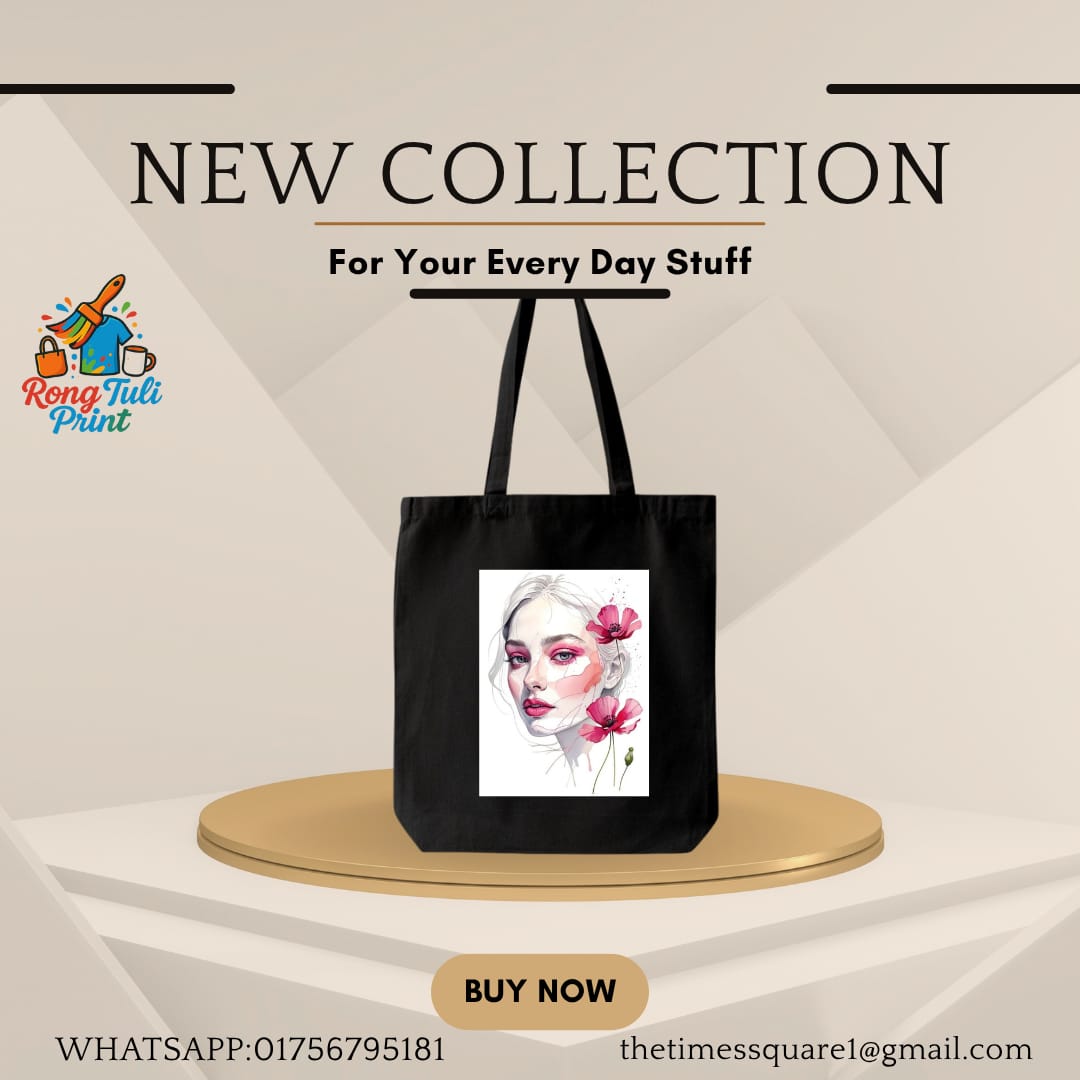 Picture of Aesthetic Art Canvas Tote Bag Aesthetic Pic Print Storage Bags Student Black Tote Bags