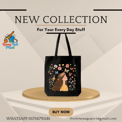 Picture of ৩. Trendy Tote Bag Bangladesh – Premium Quality Cotton with Unique Design