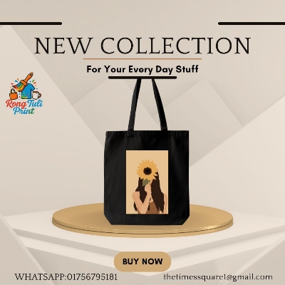 Picture of Premium Canvas Tote Bag – Nature Inspired Print | Daily Use
