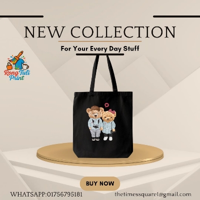 Picture of Trendy Tote Bag for Girls – School/College Friendly | Eco Cotton Canvas Bag