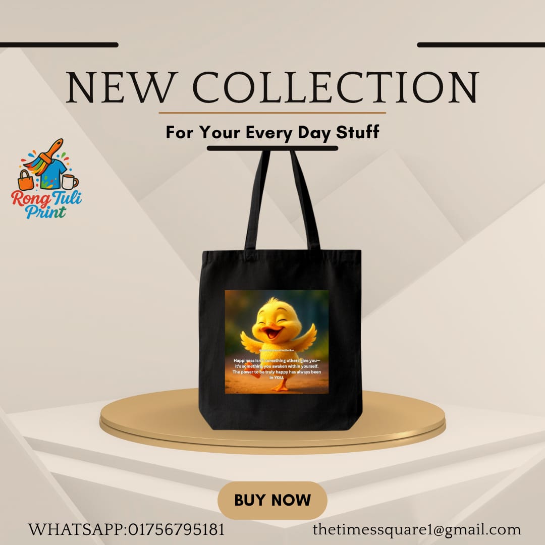 Picture of Canvas Tote Bag for Girls – College, School & Shopping Use | Printed & Stylish