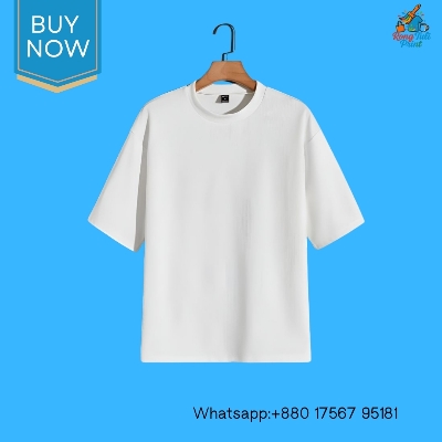 Picture of Basic Drop Shoulder T-Shirt (White)