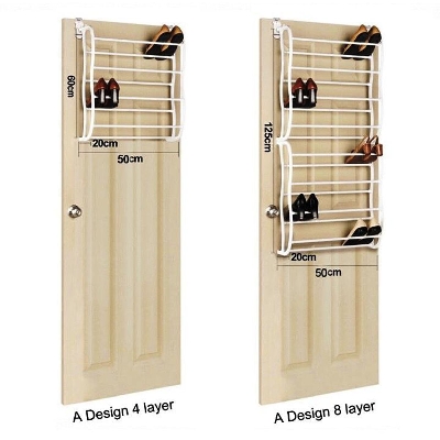 Picture of Space Saving Over the Door Shoe Rack 24 pair Metal hanging