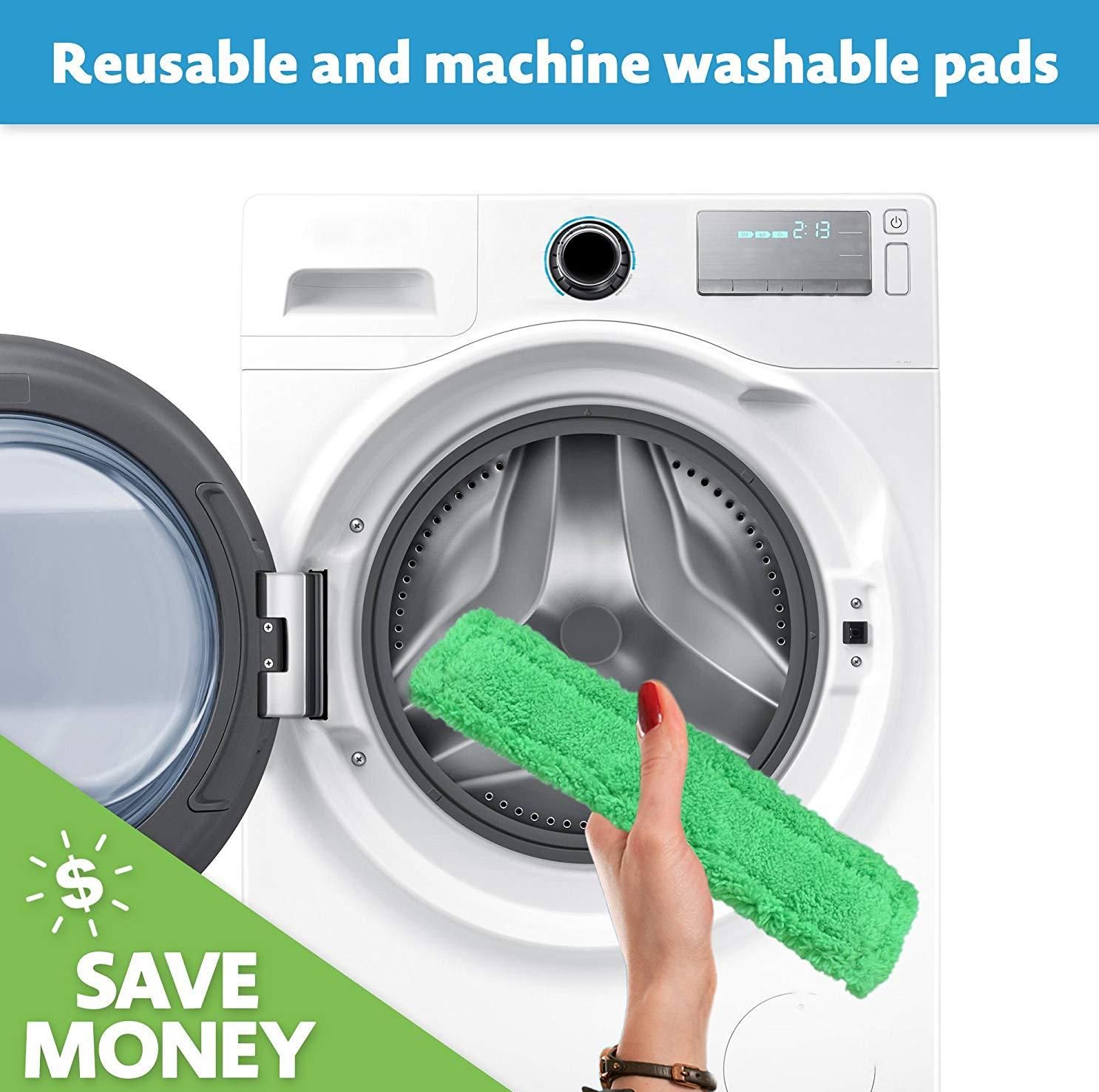 Picture of Windows Glass Cleaner With Spray Bottle Magic Wiper 3 in 1 - Multicolor