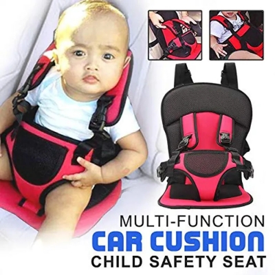 Picture of Multi Function Kids Safety Travel Car Home Cushion Seat Baby Car Safety Seat belt Cushion multicolor - Multicolor