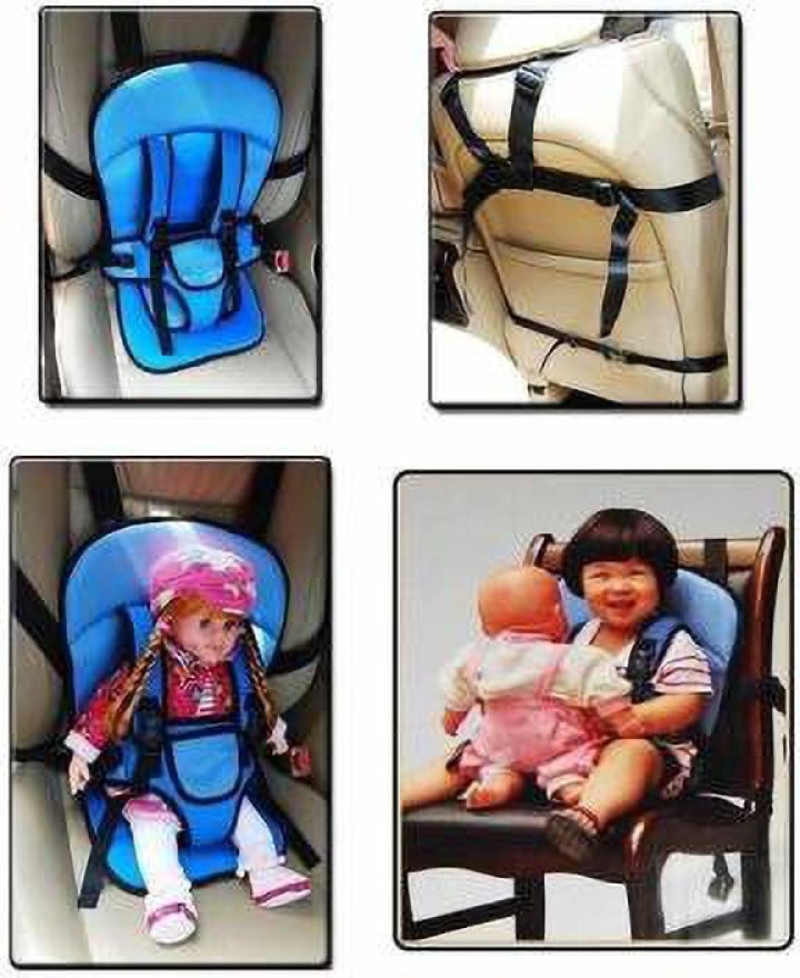 Picture of Multi Function Kids Safety Travel Car Home Cushion Seat Baby Car Safety Seat belt Cushion multicolor - Multicolor