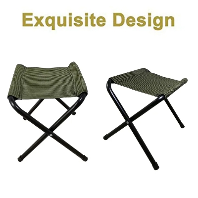 Picture of Outdoor Hiking Fishing Picnic Folding Stool Portable Triangle Chair - Grey