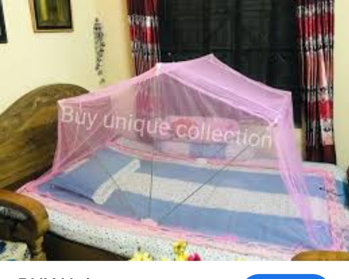 Picture of Portable Single-Fold Adult Mosquito net free carry bag