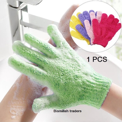 Picture of Body Scrubber Shower Gloves Spa Dead Skin Cell Remover 1 Pcs EXFOLIATING BATH GLOVE - Not Specified