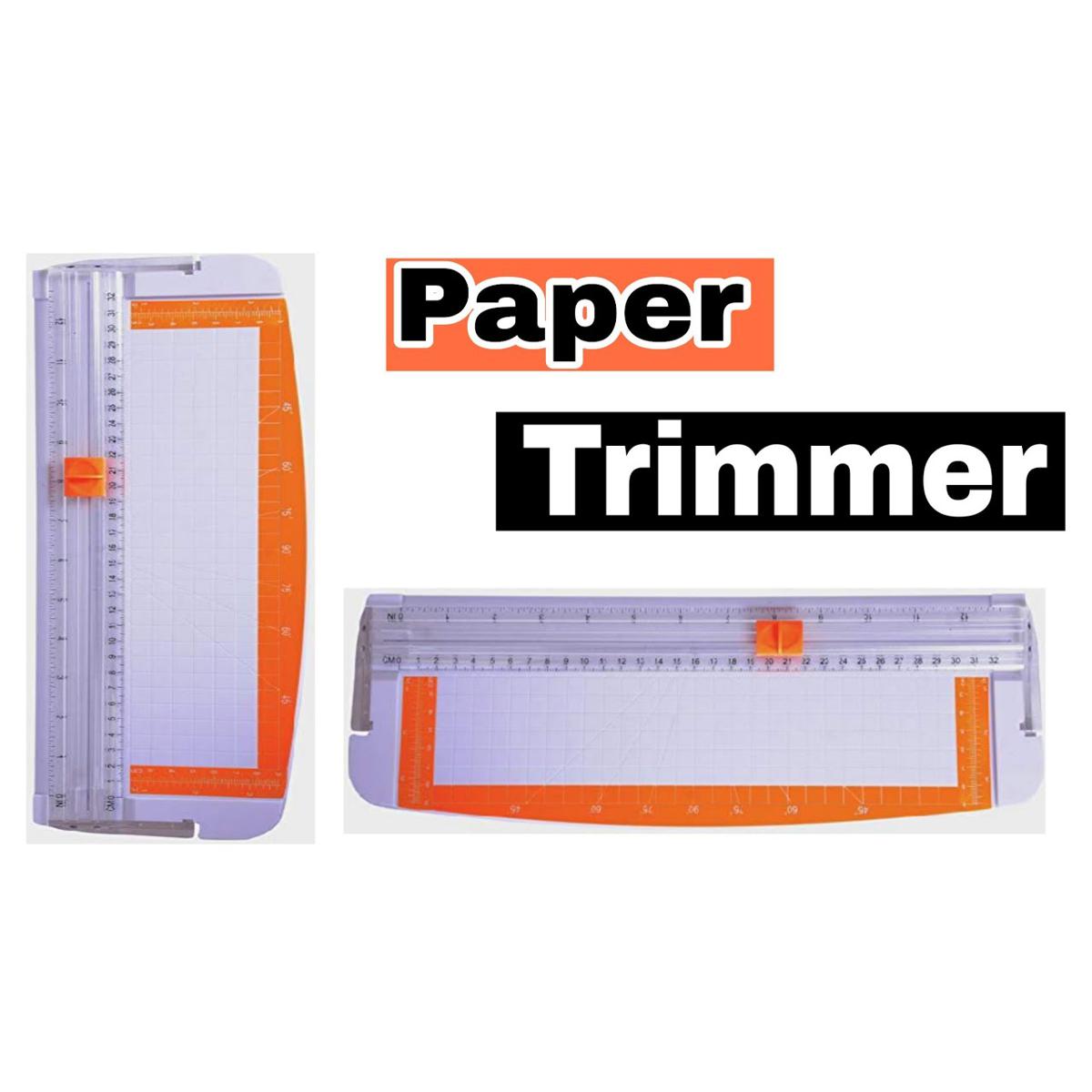 Picture of Portable Paper Cutter Trimmer-(A4) Papers Cards Labels Coupons Photos Cutting - Multicolor