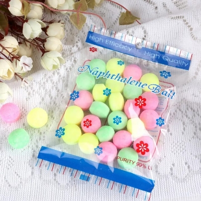 Picture of Naphthalene Ball Assorted Color 30 PCS  for toilet wardrobe Woolen Clothes - Multicolor