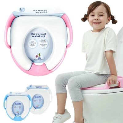 Picture of Soft Baby Potty Seat toilet trainer seat Baby high Chair - Multicolor