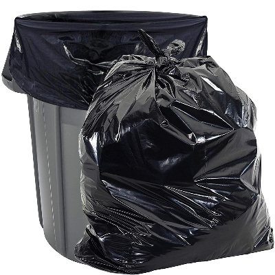 Picture of Garbage Bag Black Trash Bag Waste Bag 10 PCS-ময়লা ফেলার ব্যাগ