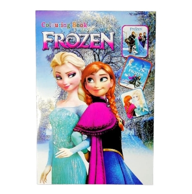 Picture of Kid's Frozen Colouring Book art book - Multicolor