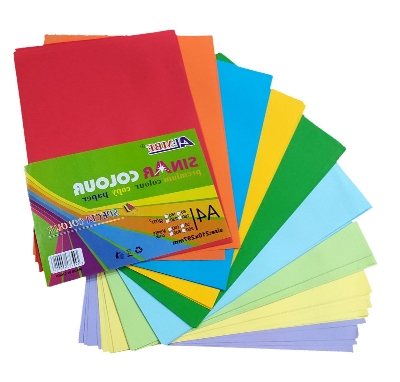 Picture of Color Paper A4 For Art & Craft design - 50 Sheets. 10 Color. 80Gsm, 210*297mm - Multicolor